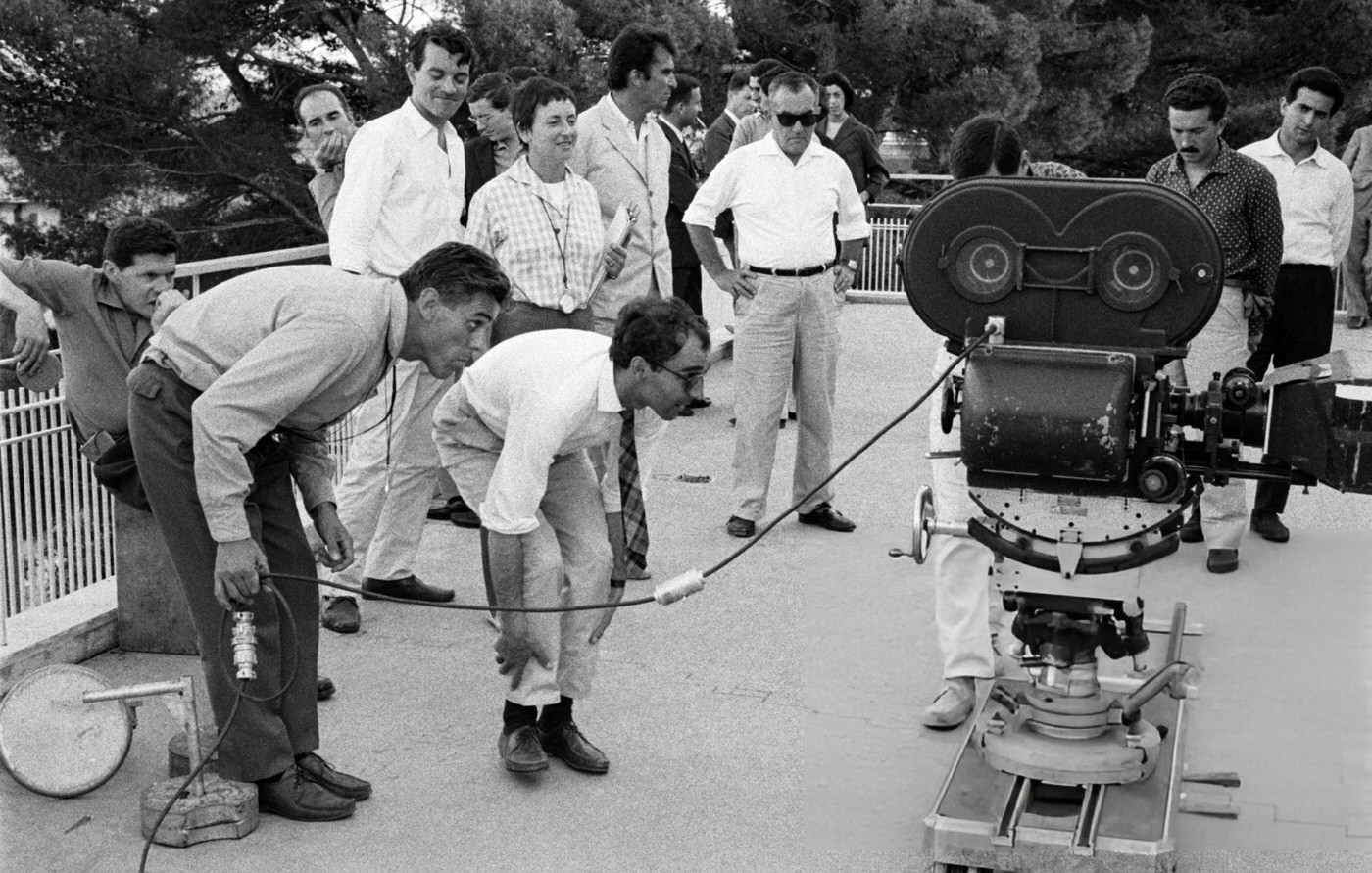 Jean-Luc Godard, The Director, During The Shooting Of 'Le Mépris' In Italy, 1963.
