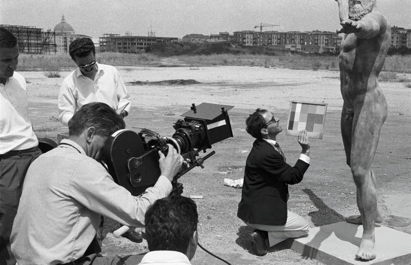 Jean-Luc Godard, The Director, During The Shooting Of 'Le Mépris' In Italy, 1963.