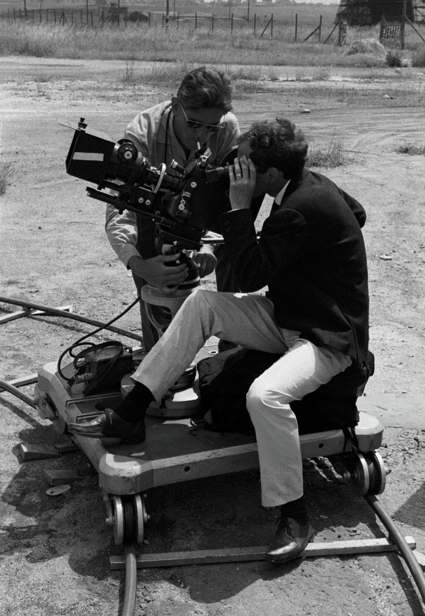 Jean-Luc Godard, The Director, During The Shooting Of 'Le Mépris' In Italy, 1963.