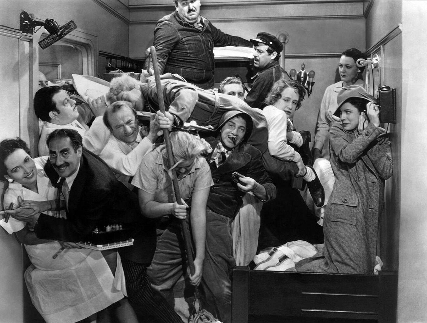 Scene From 'Monkey Business', 1952.