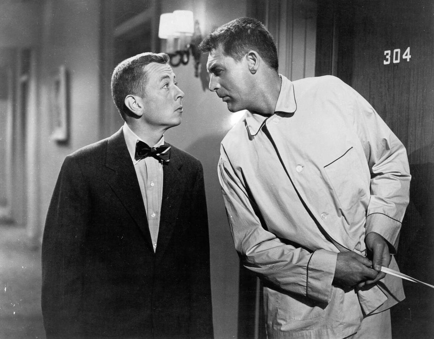 Gil Stratton And Cary Grant In 'Monkey Business', 1952.
