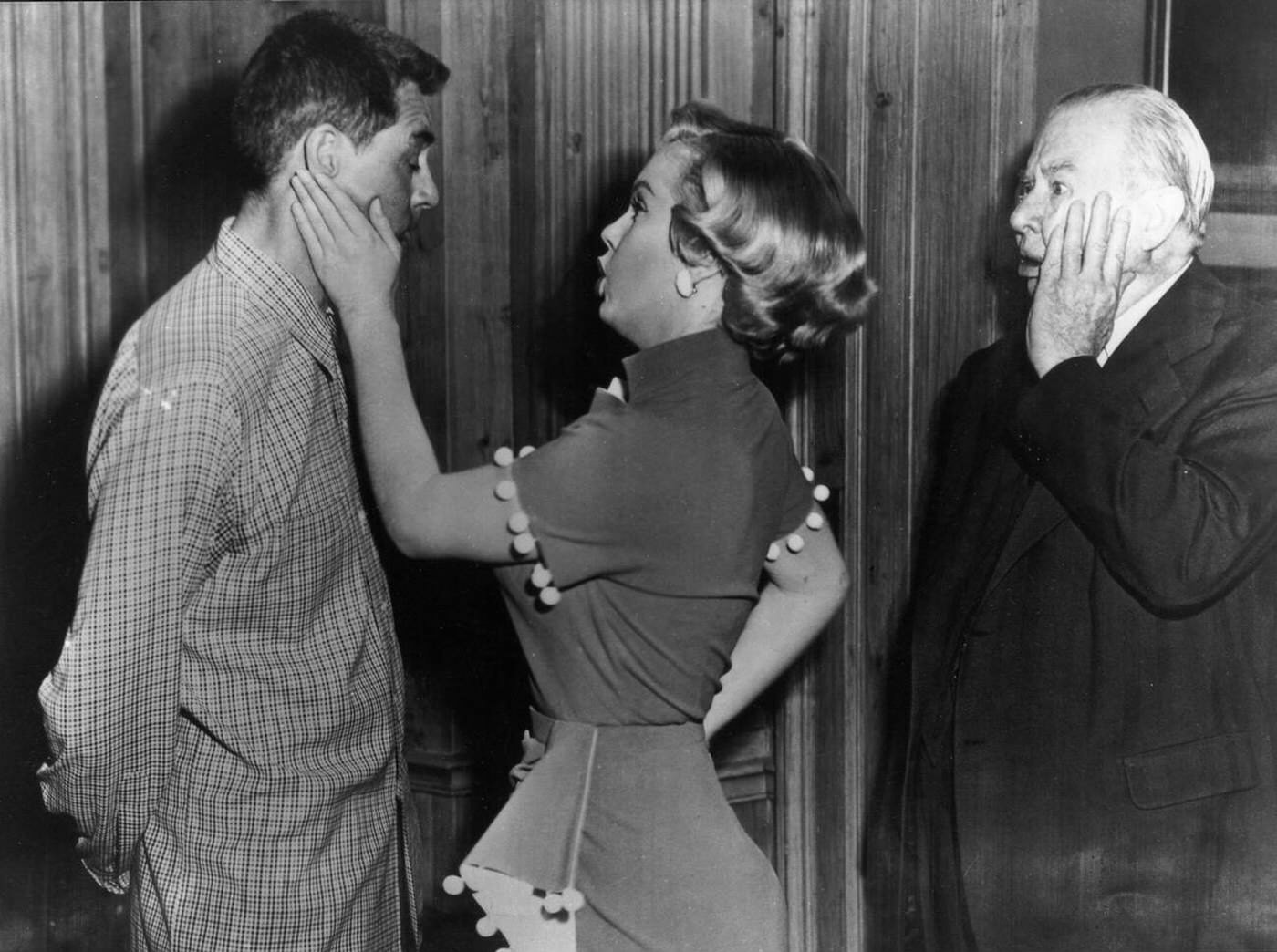Cary Grant, Marilyn Monroe, And Charles Coburn In 'Monkey Business', 1952.