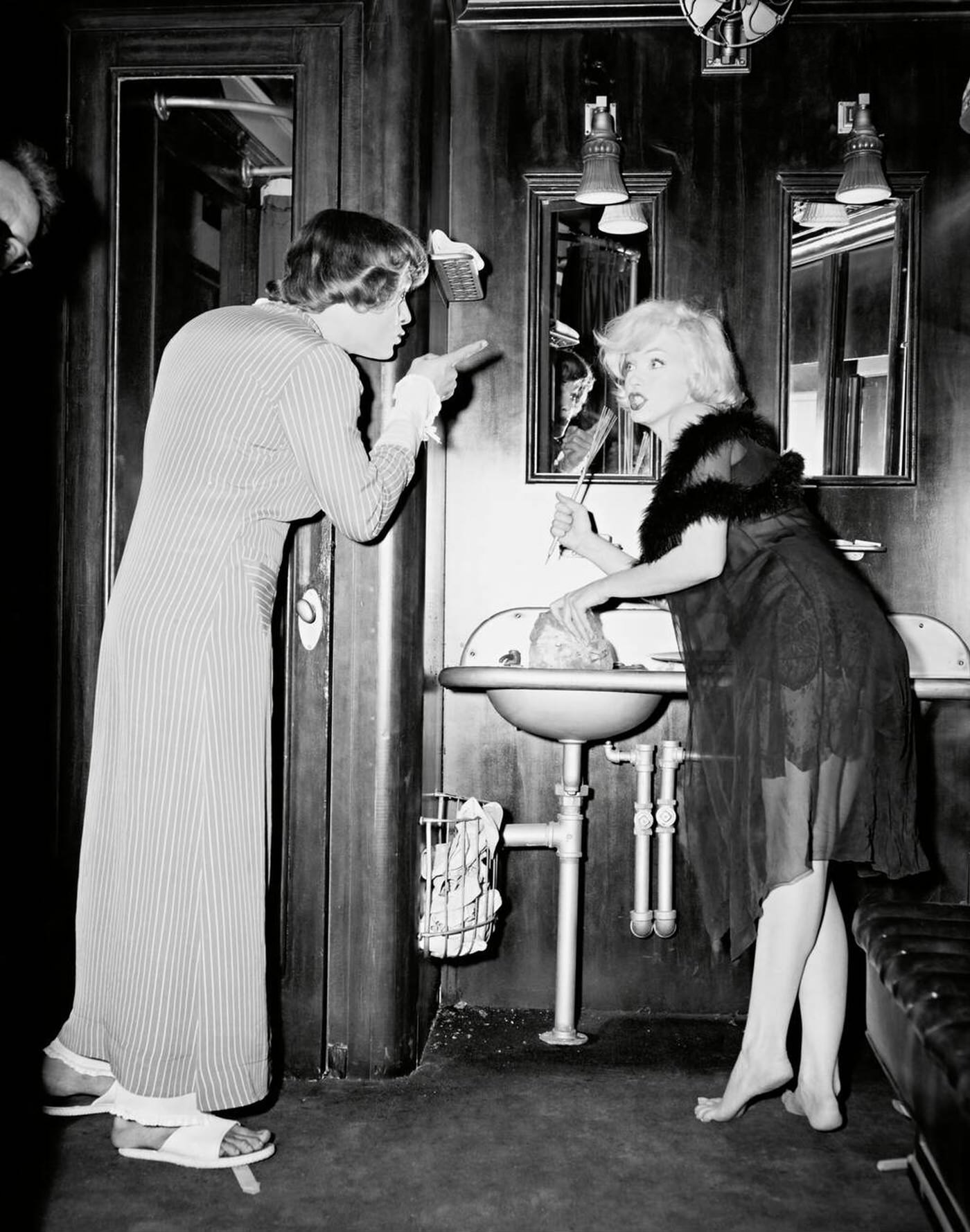 Marilyn Monroe And Tony Curtis In &Amp;Quot;Some Like It Hot&Amp;Quot;, 1959.