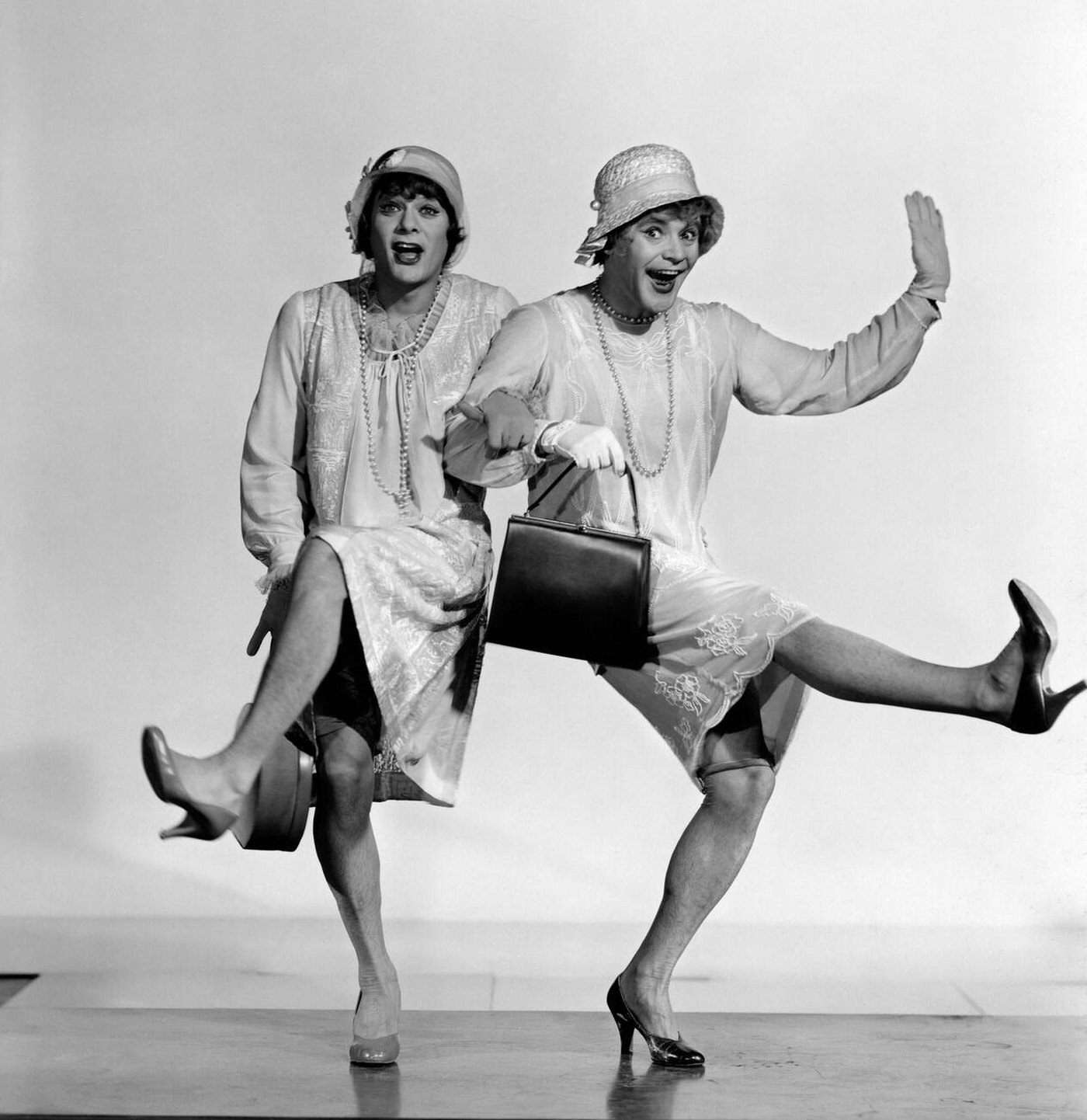 Tony Curtis And Jack Lemmon In &Amp;Quot;Some Like It Hot&Amp;Quot;, 1959.