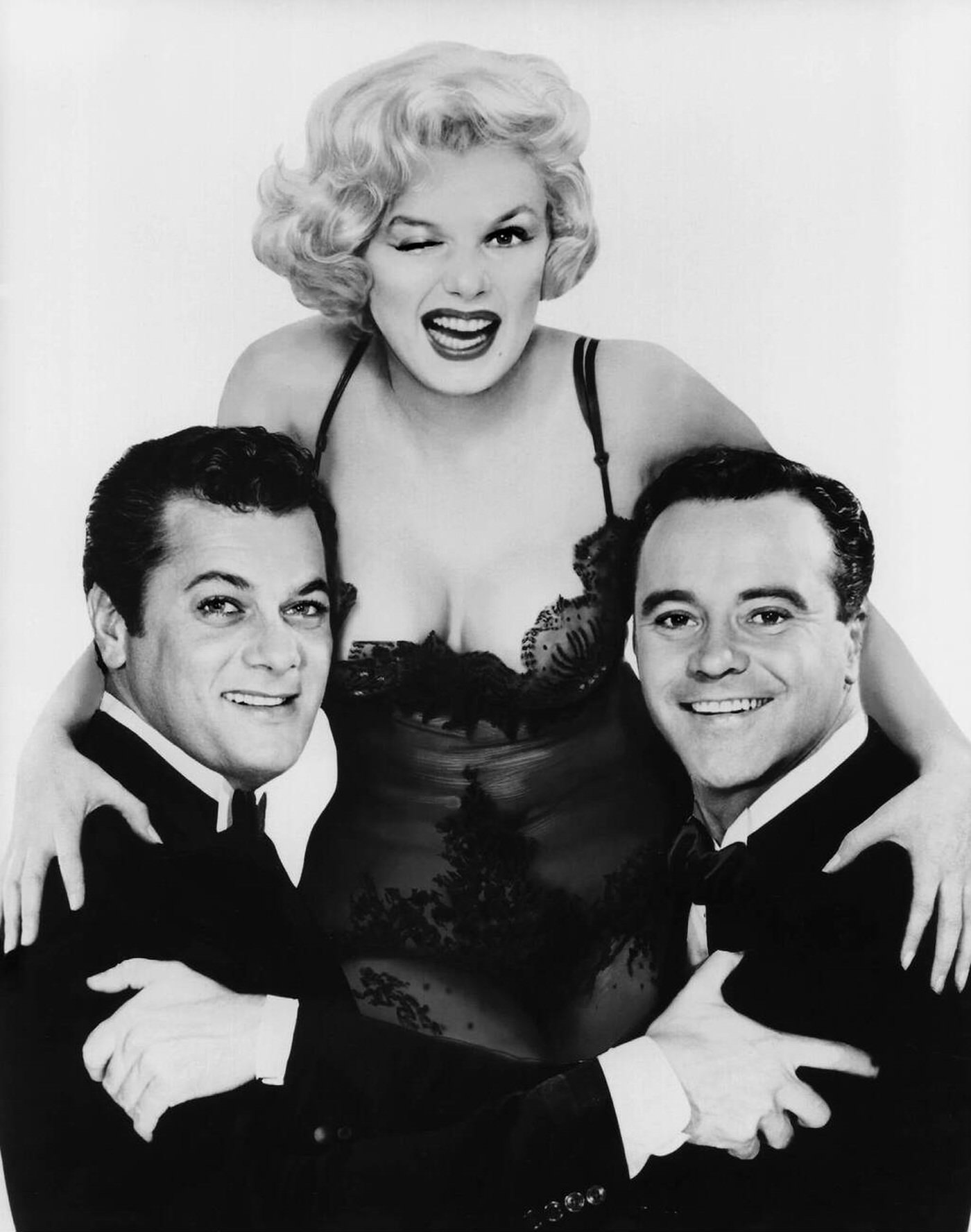 Tony Curtis, Marilyn Monroe, And Jack Lemmon In &Amp;Quot;Some Like It Hot&Amp;Quot;, 1959.