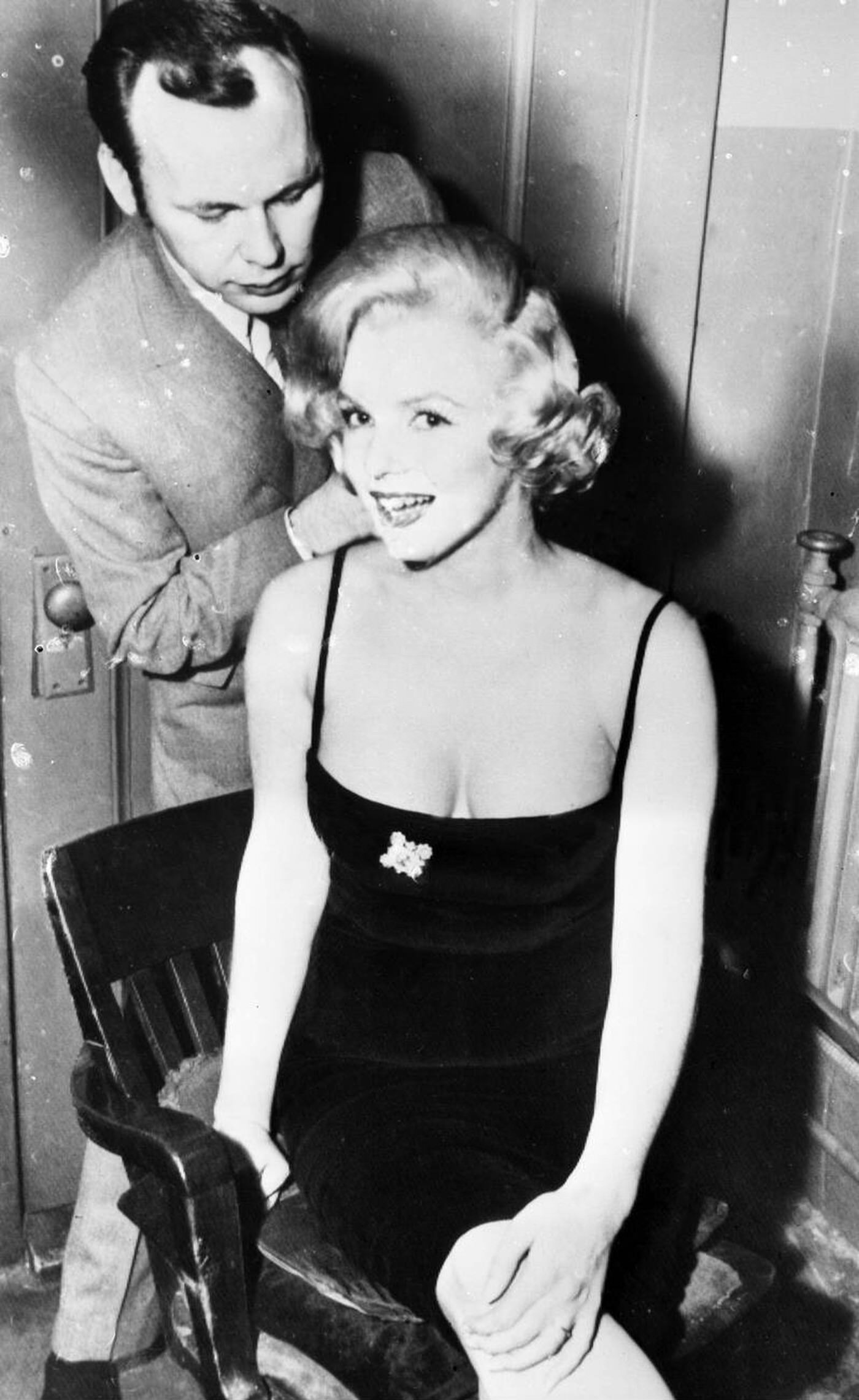 Marilyn Monroe Has Her Hair Arranged In Her Dressing Room In Chicago To Publicise &Amp;Quot;Some Like It Hot&Amp;Quot;, 1959.