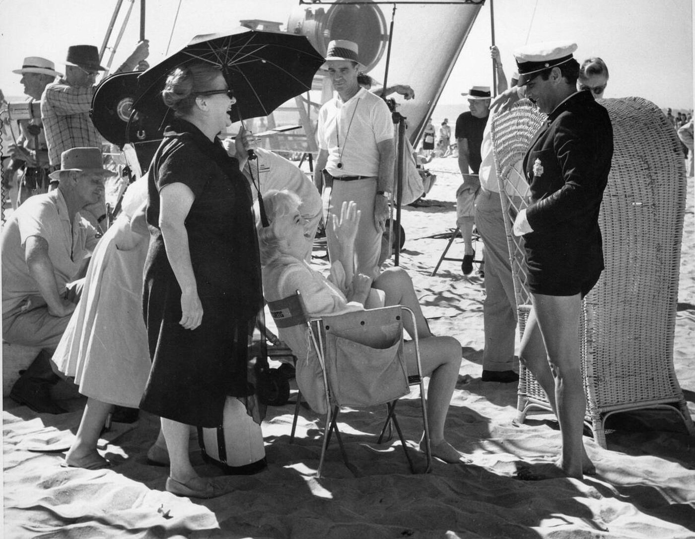 Tony Curtis And Marilyn Monroe In &Amp;Quot;Some Like It Hot&Amp;Quot;, 1959.