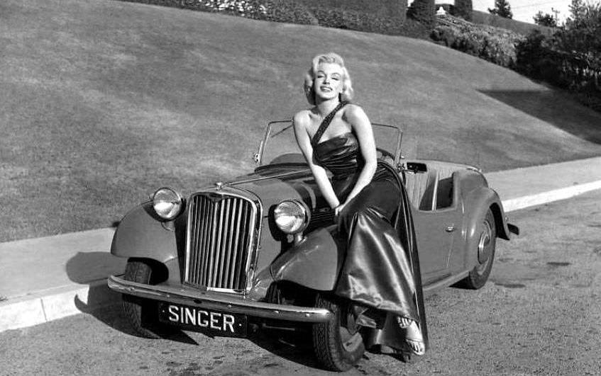 Marilyn Monroe With Cars