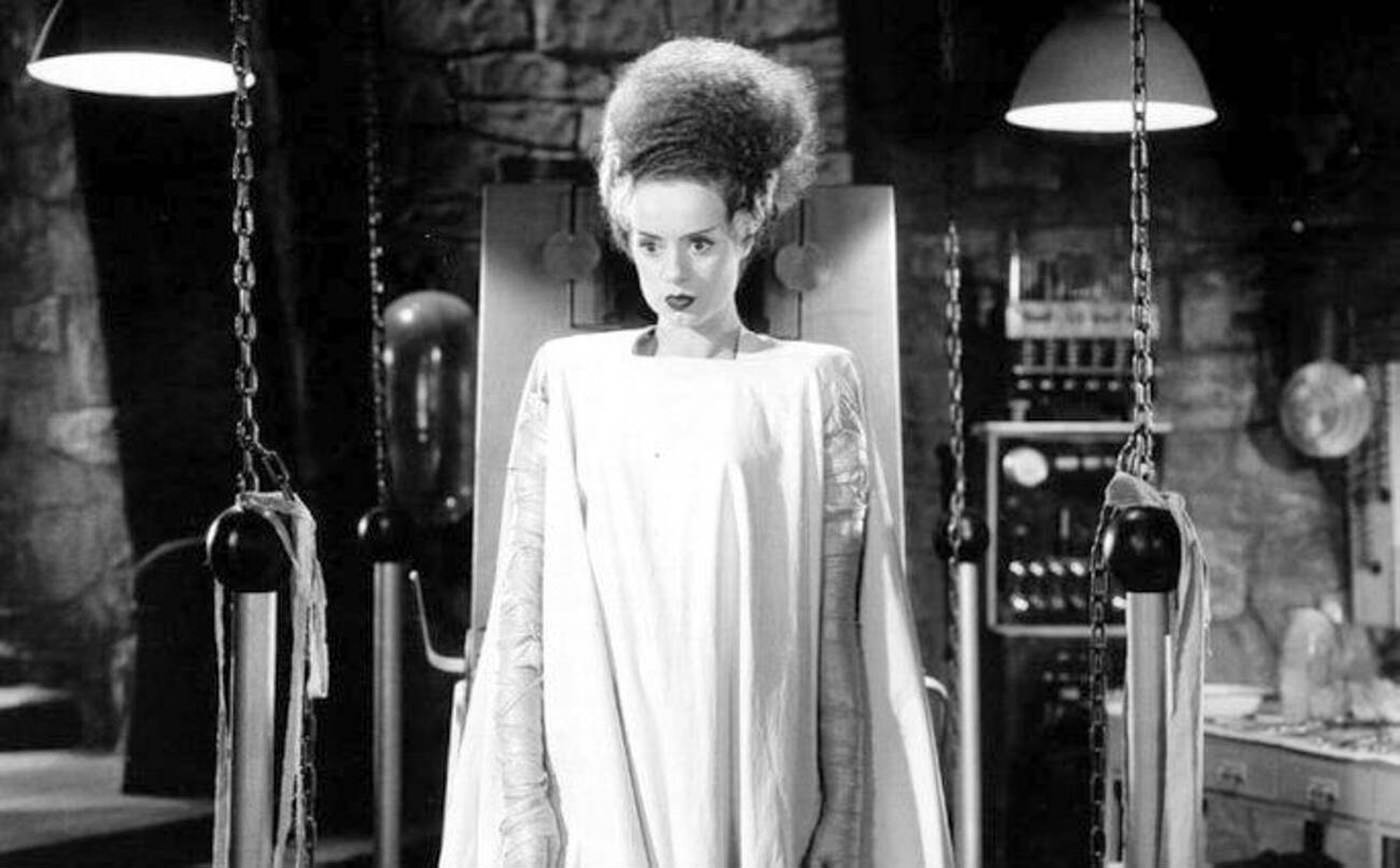 The Iconic Scene Where The Bride Character Is Introduced In 'Bride Of Frankenstein', 1935.