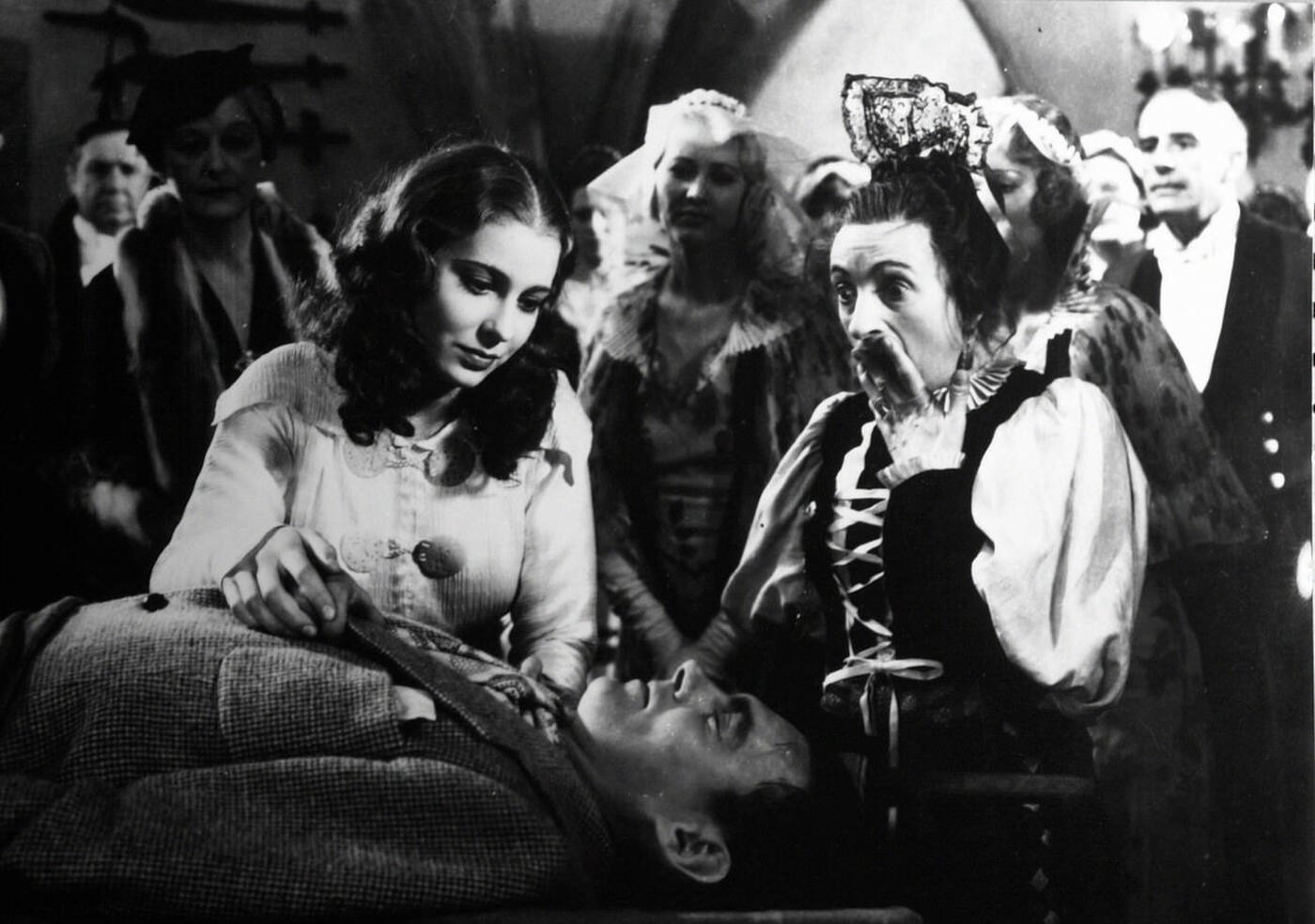 Colin Clive And Valerie Hobson In 'The Bride Of Frankenstein', 1935.