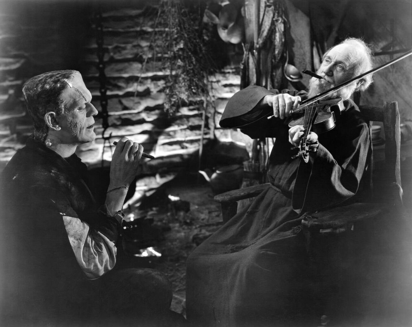 Boris Karloff In 'The Bride Of Frankenstein', 1935.