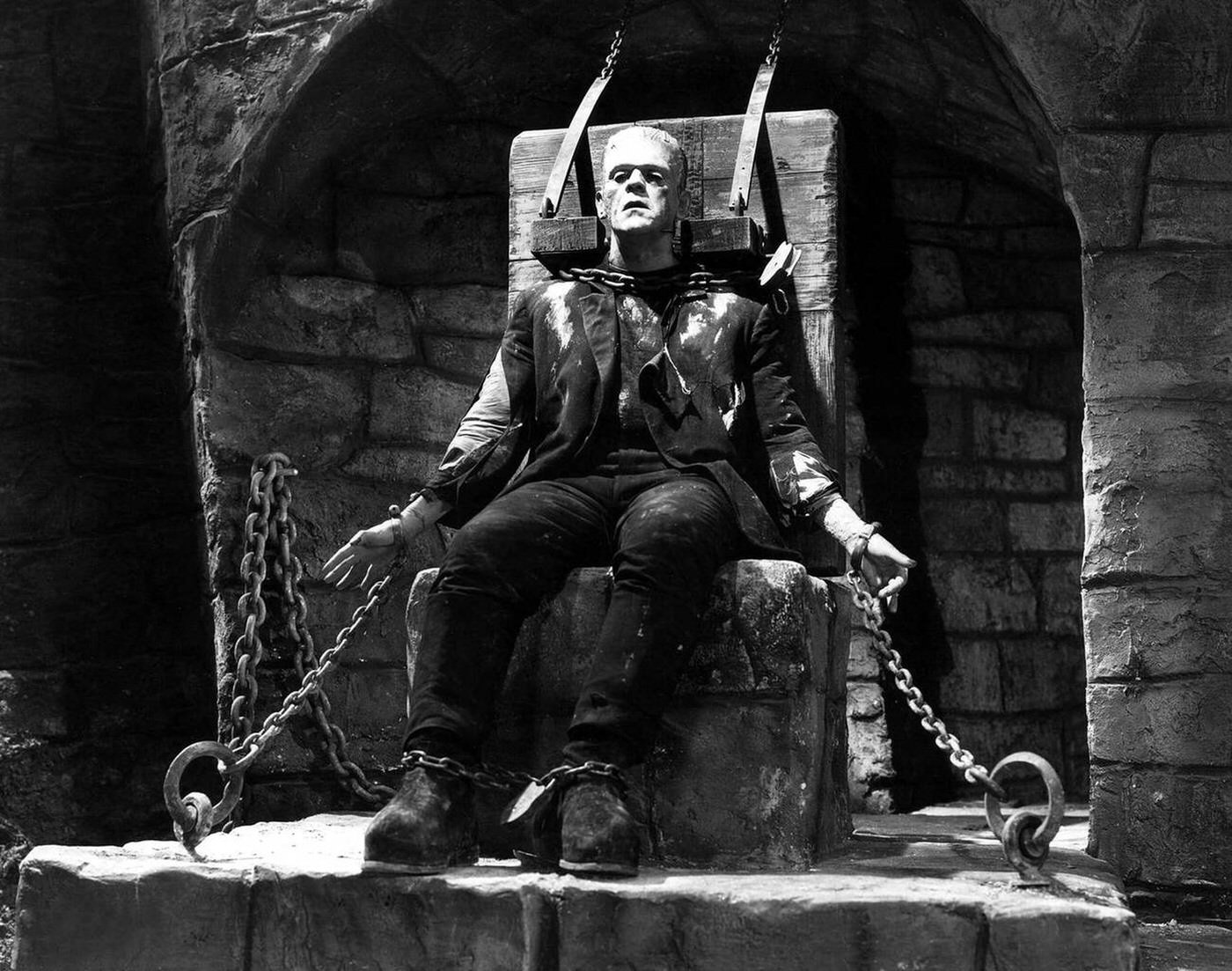 Boris Karloff In 'The Bride Of Frankenstein', 1935.