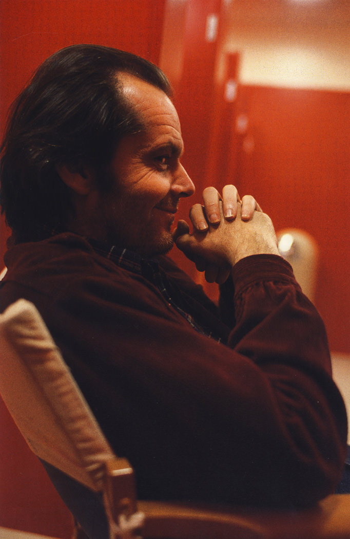 Jack Nicholson On Set.