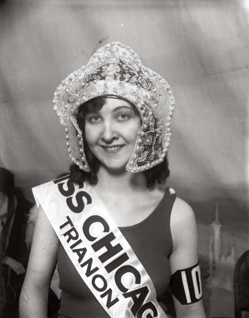 Mae Greene, 18, Was Chosen As Miss Chicago 1926 Out Of 4,000 Rivals And Went On To Represent Chicago At The Atlantic City Miss America Beauty Pageant, 1926.