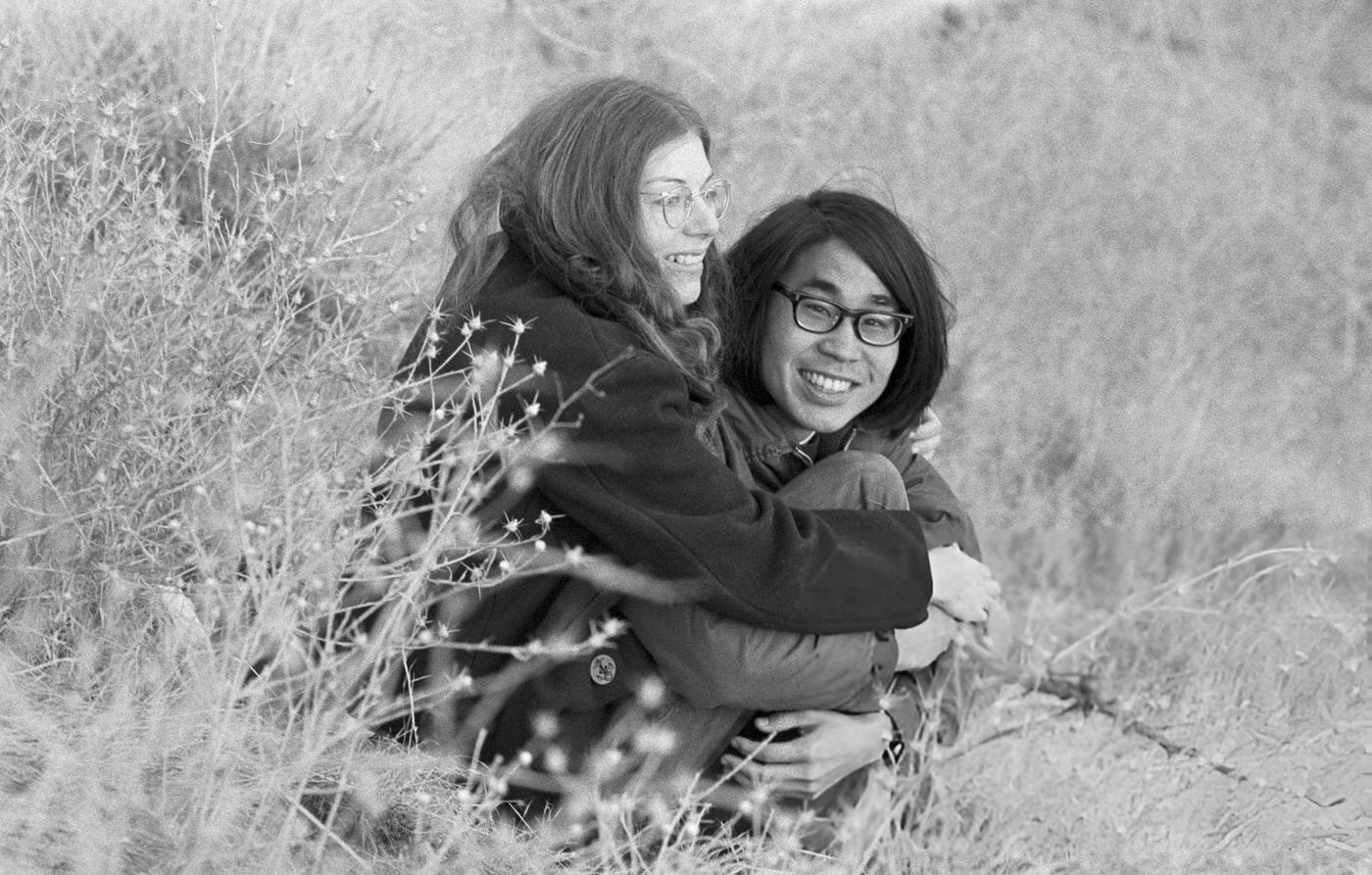 A Young Couple Embracing At The Altamont Free Concert, 1969.