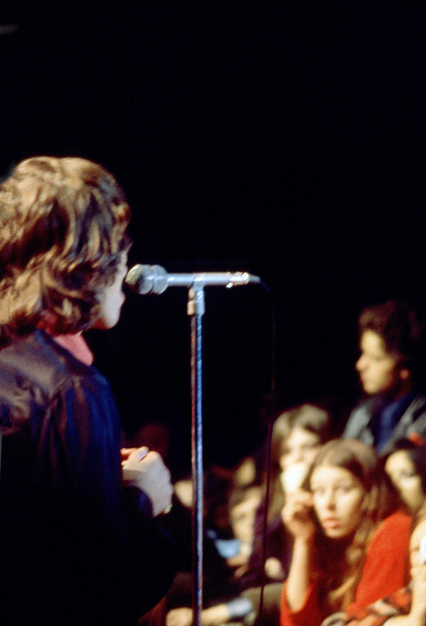 Mick Jagger Performing At The Altamont Free Concert, 1969.