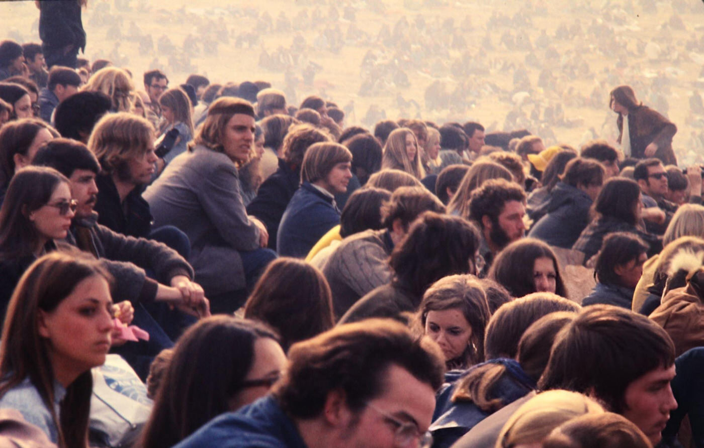 The Audience At The Altamont Free Concert, 1969.