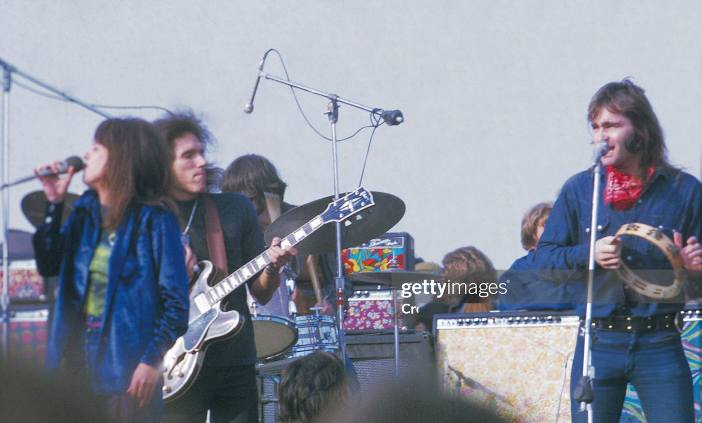 Jefferson Airplane Performing At The Altamont Free Concert, 1969.
