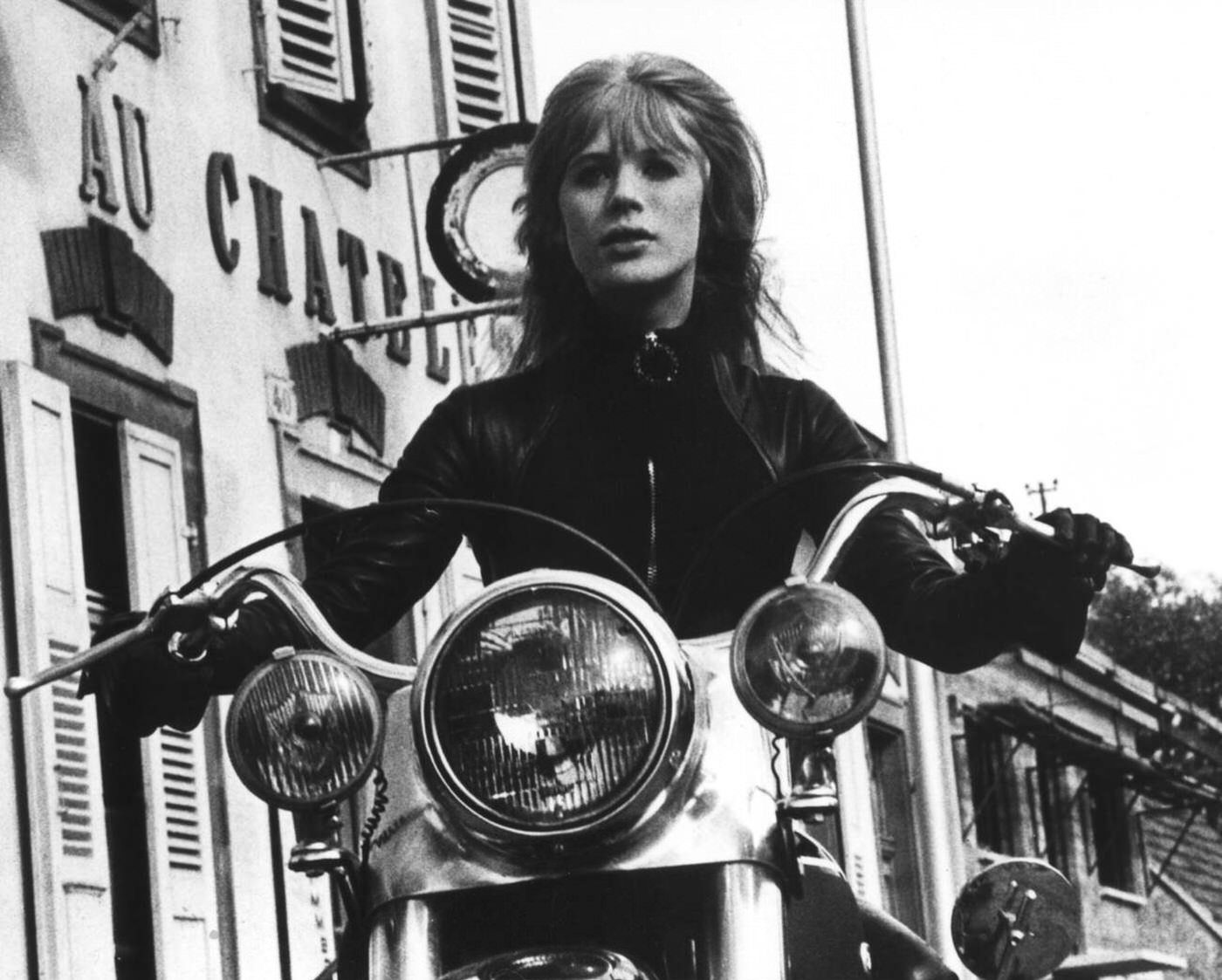 Marianne Faithfull In Girl On A Motorcycle, 1968.