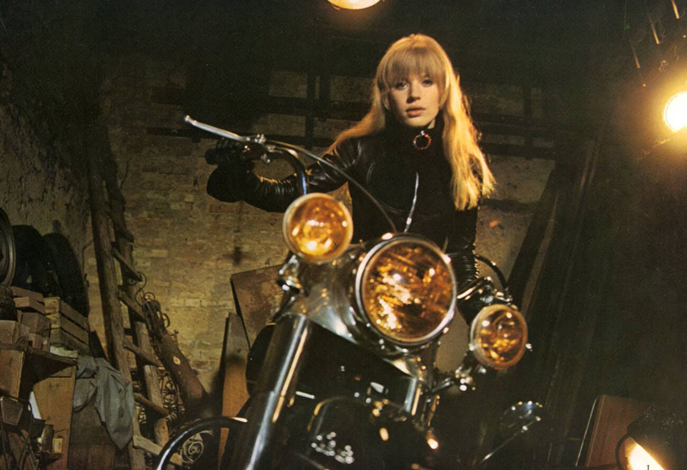 Marianne Faithfull In The Girl On A Motorcycle, 1968.