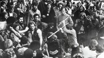 Rolling Stones Concert At Altamont 1969