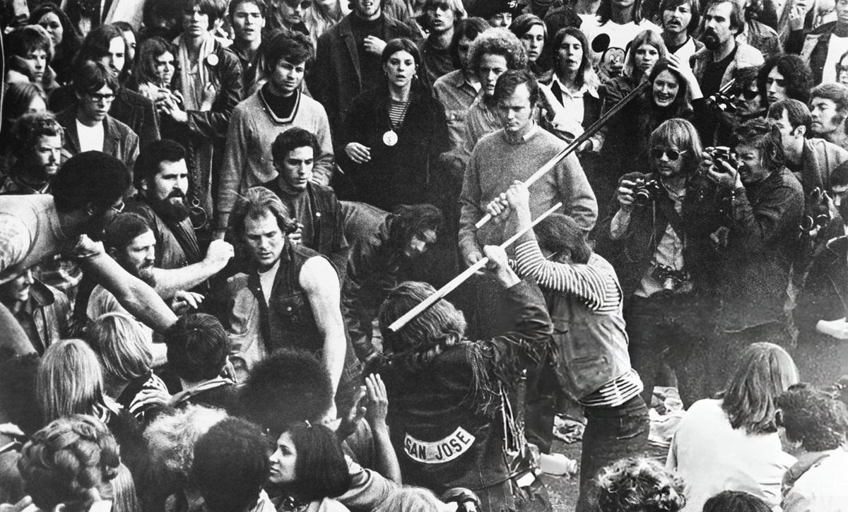 Rolling Stones Concert At Altamont 1969