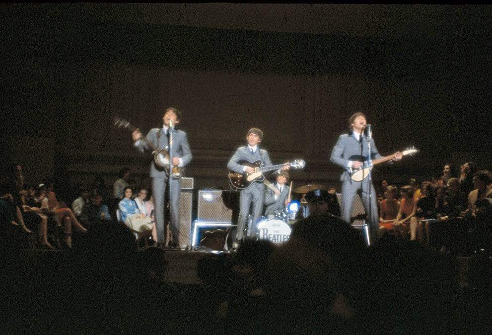 The Beatles Perform At Carnegie Hall In New York City, February 12, 1964.