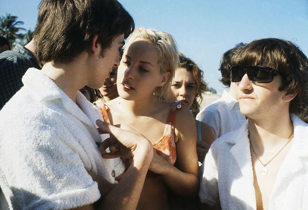 George Harrison And Ringo Starr Of The Beatles At The Beach In Miami, Florida, 1964.