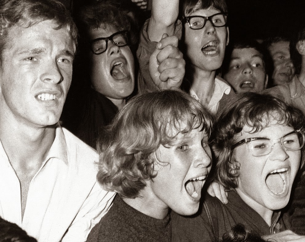 Dutch Fans Scream And Shout During A Performance By The Beatles In Blokker, Netherlands, June 6, 1964.