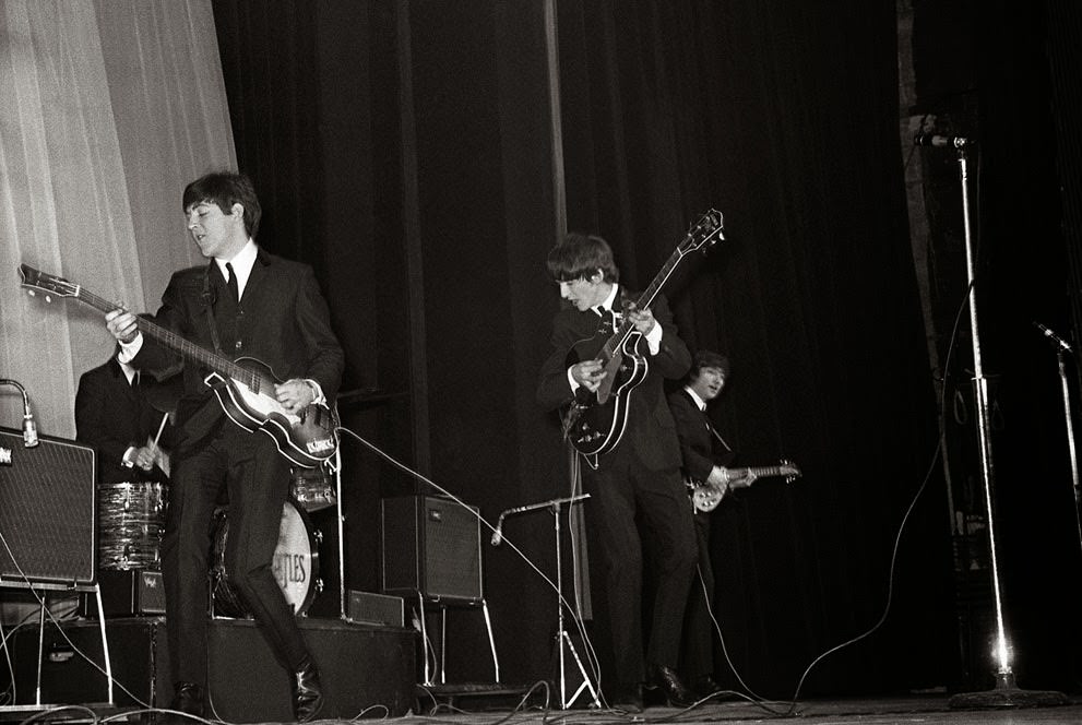 The Beatles Perform Their First Concert Outside Of Britain, At The Olympia In Paris, January 17, 1964.