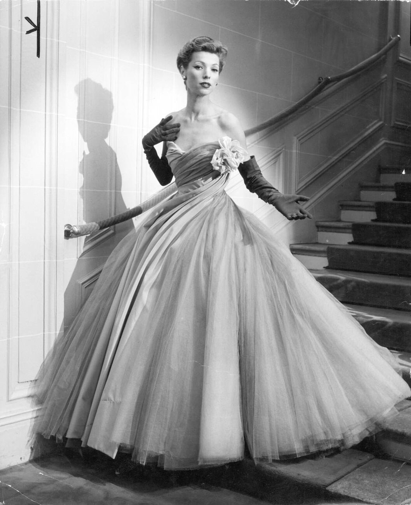 Evening Dress By Christian Dior, Paris, 1953.