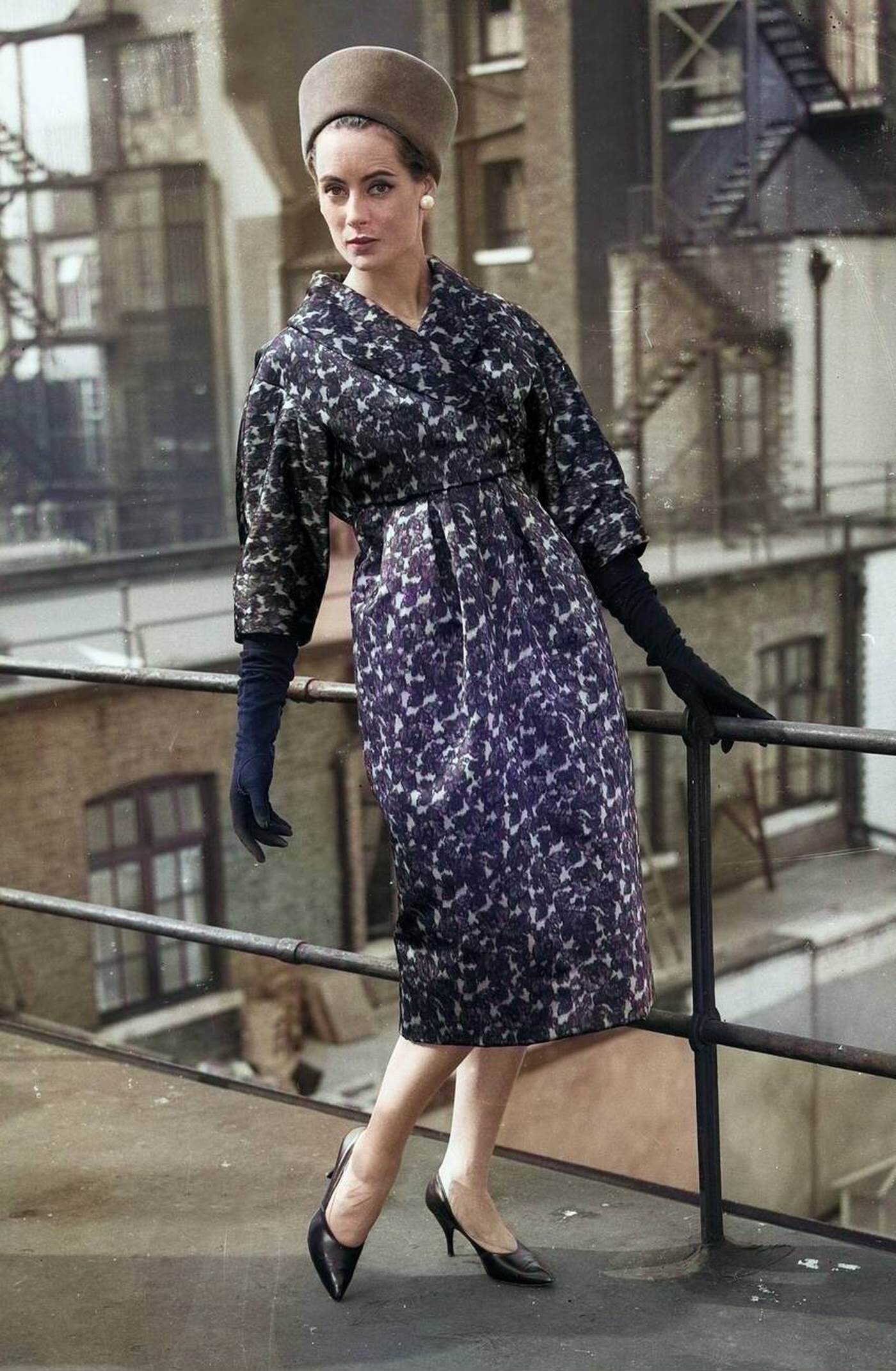 Fashion Model For Christian Dior Summer Collection London, 1956.