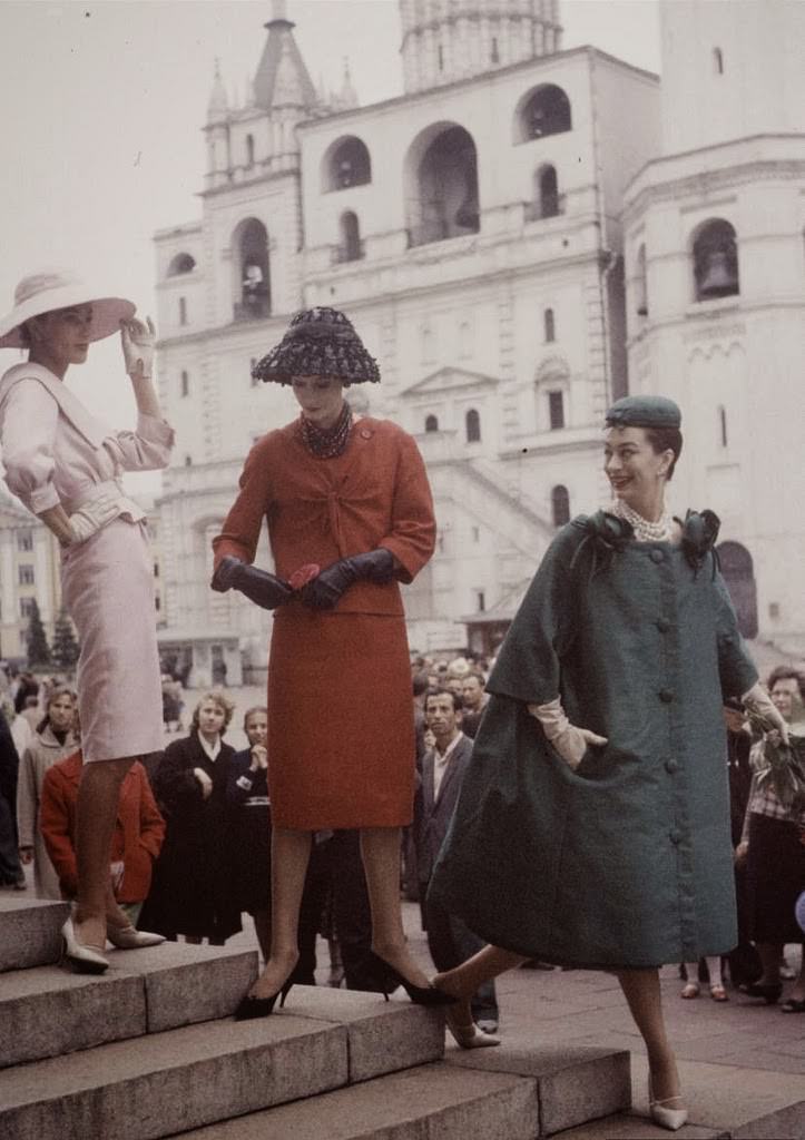 Red Square Runway: How Dior Models Turned Moscow Into A Fashion Stage In 1959