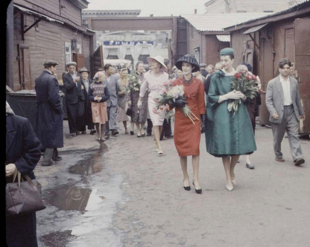Red Square Runway: How Dior Models Turned Moscow Into A Fashion Stage In 1959