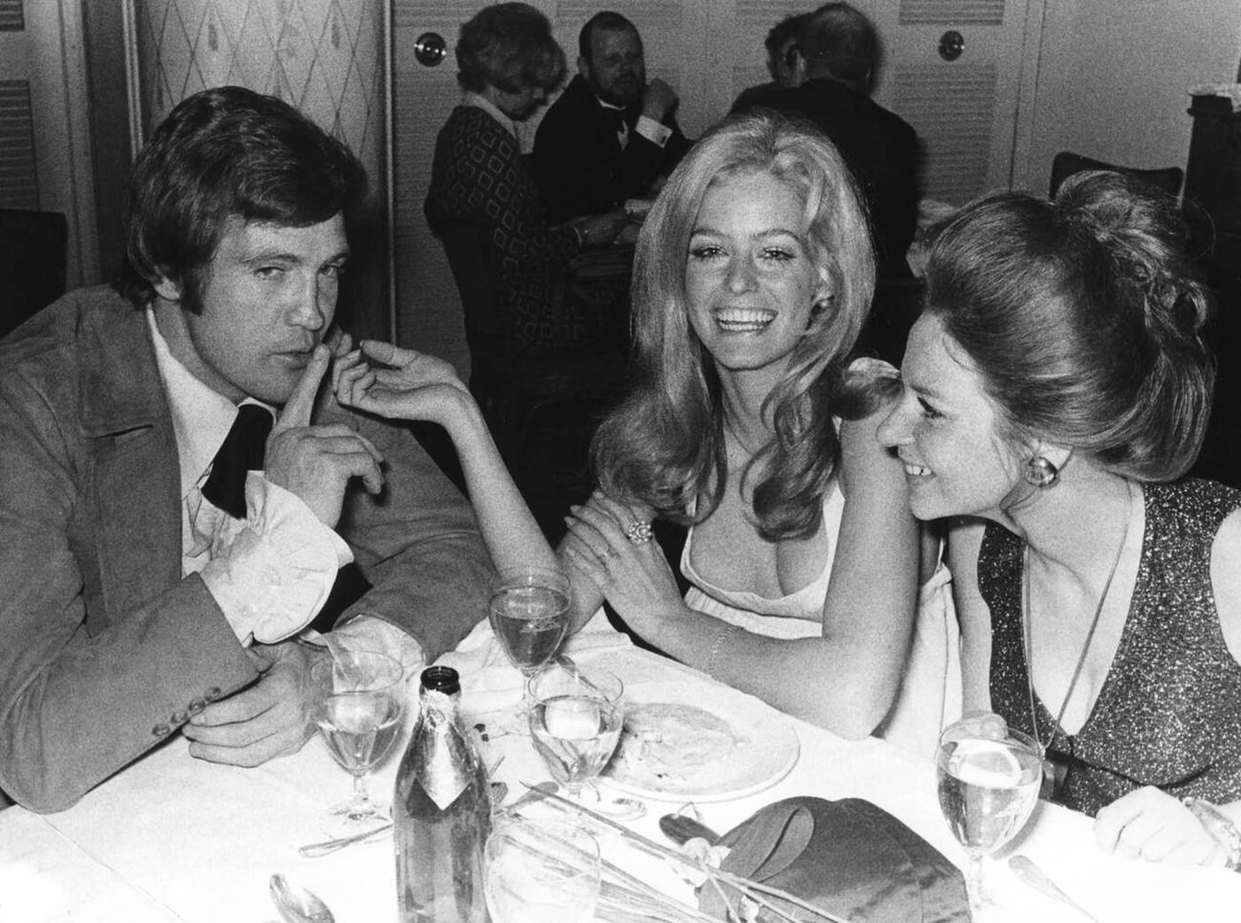 Lee Majors And Farrah Fawcett, 1973.