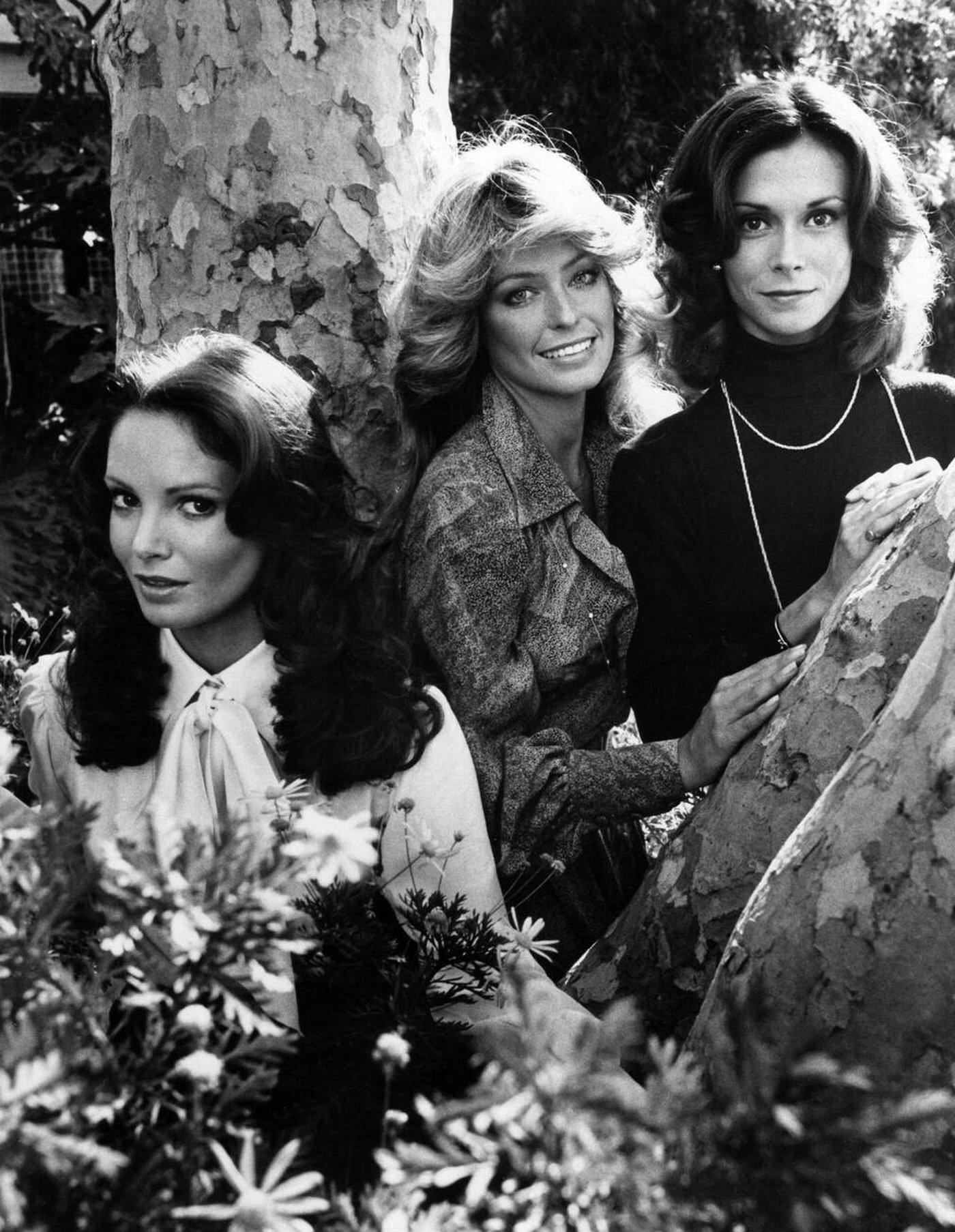 Farrah Fawcett, Jaclyn Smith, And Kate Jackson In Charlie'S Angels, 1976.