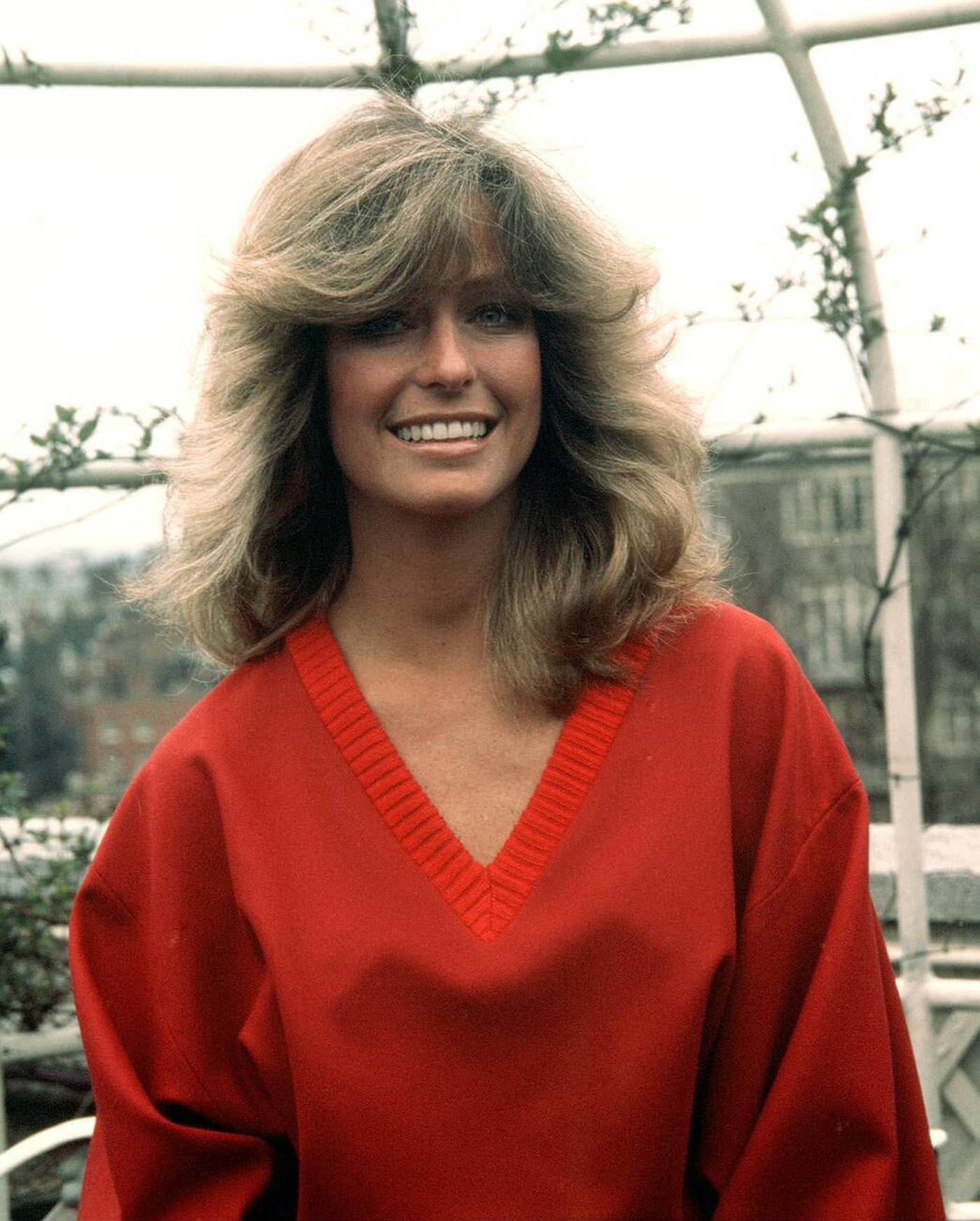 Farrah Fawcett During Her Visit To London, 1978.