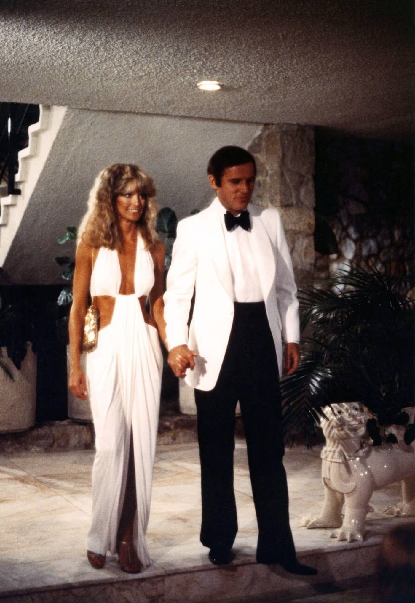 Farrah Fawcett And Charles Grodin In Sunburn, 1979.