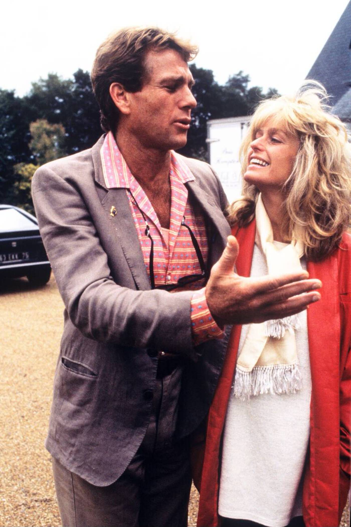 Ryan O'Neal And Farrah Fawcett, 1980.