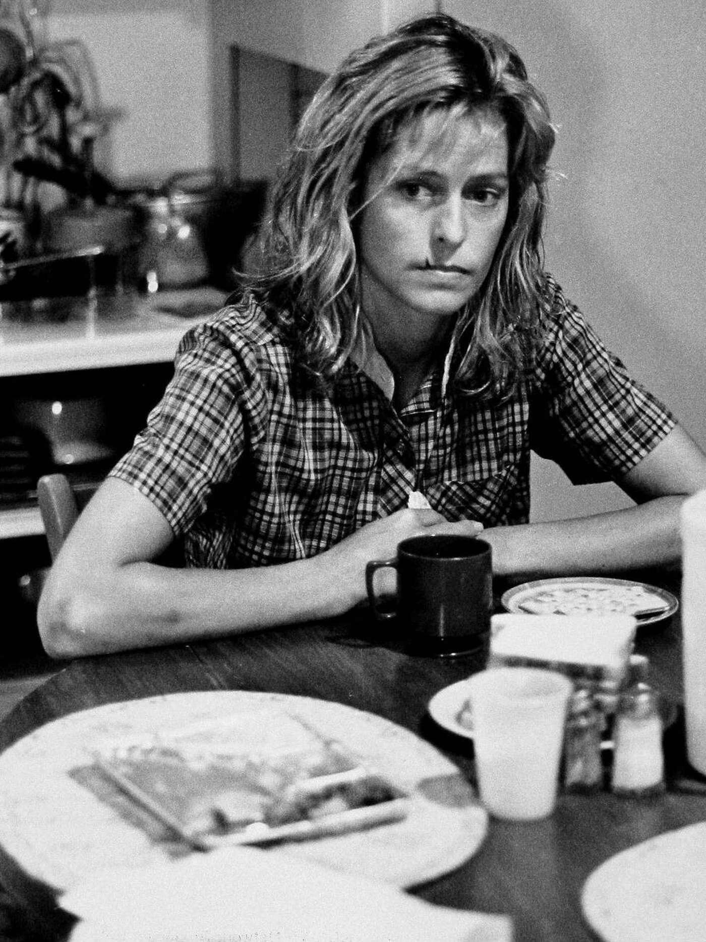 Farrah Fawcett, The Burning Bed, 1984.