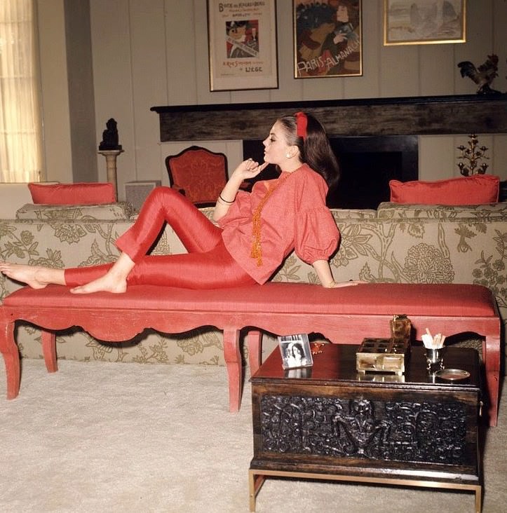 Natalie Wood At Home In Beverly Hills, 1965.