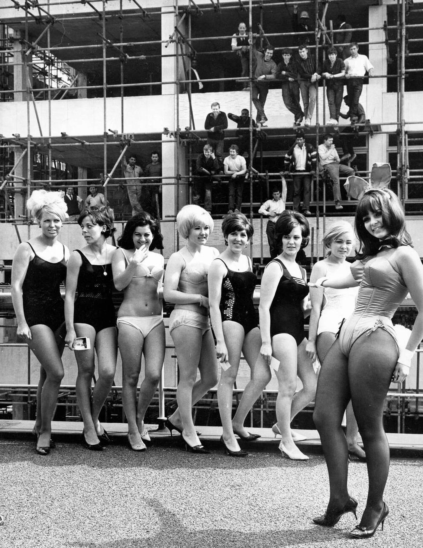 An Audition Took Place At London'S Hilton Hotel To Find Bunny Girls For Europe'S First Playboy Club Which Opens Next Month At 45 Park Lane, 1966.