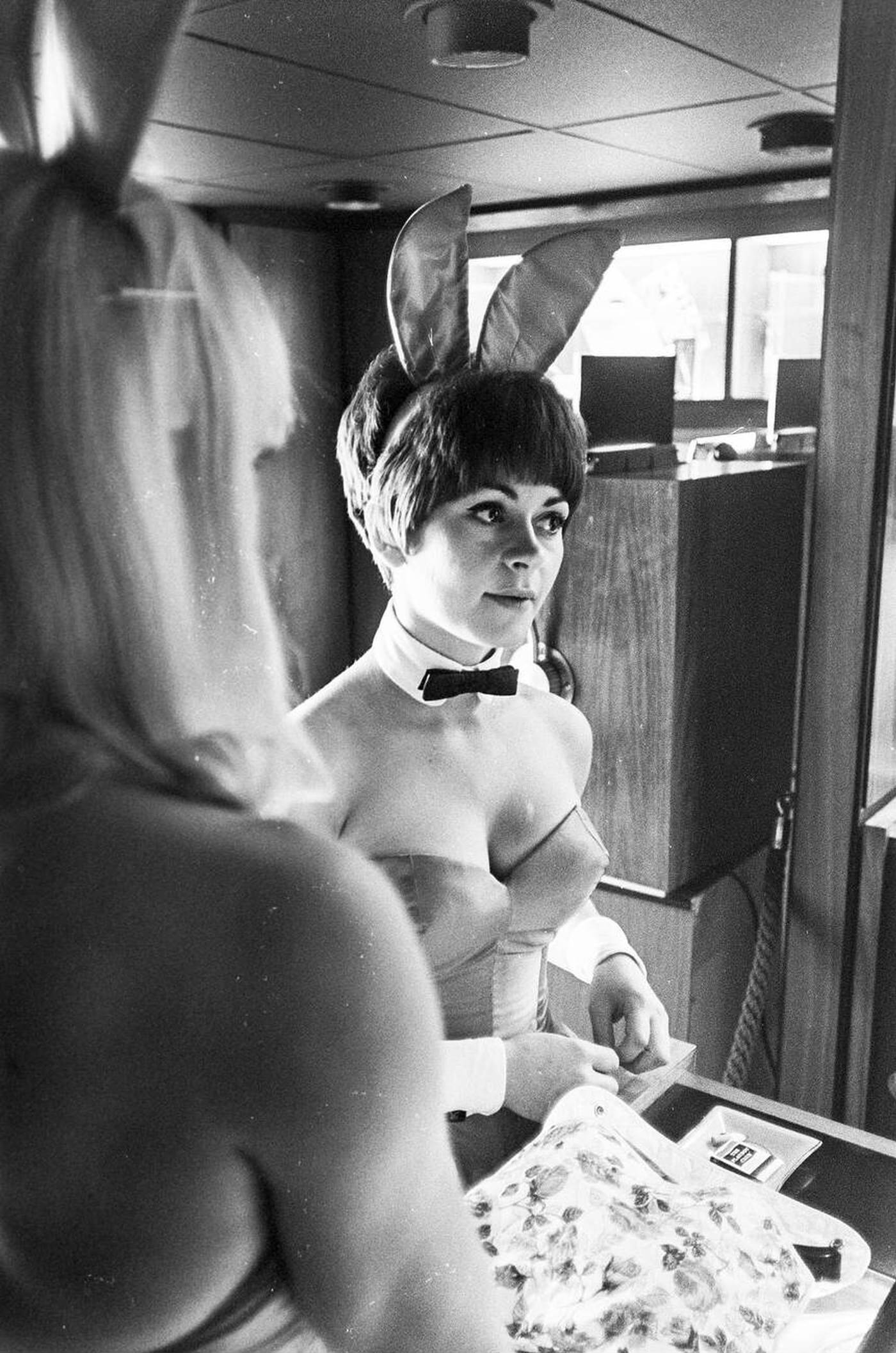 Bunny Girls At London Play Boy Club, 1966.