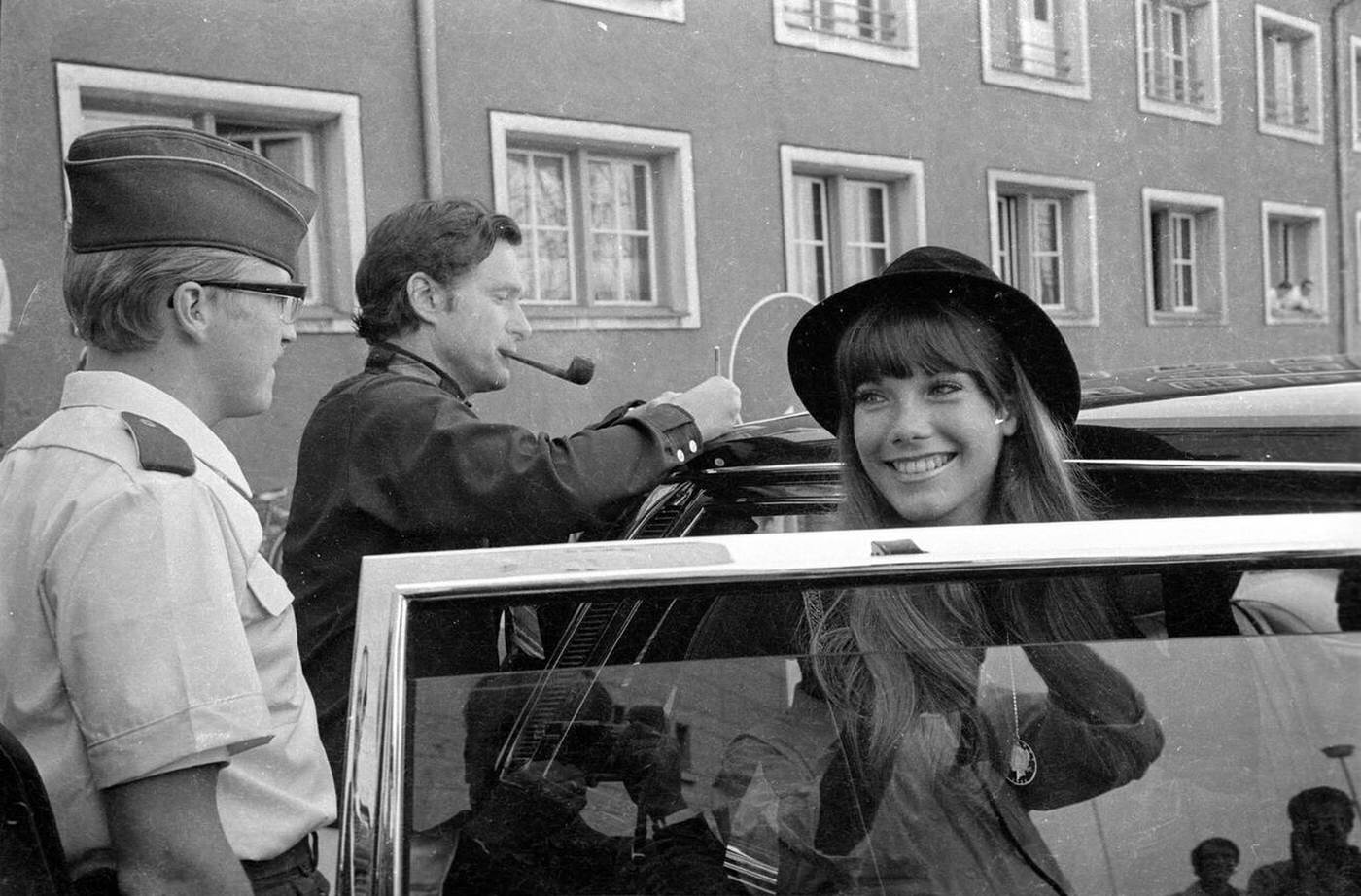 Hugh Hefner Gives An Autograph To A Police Officer, 1970.