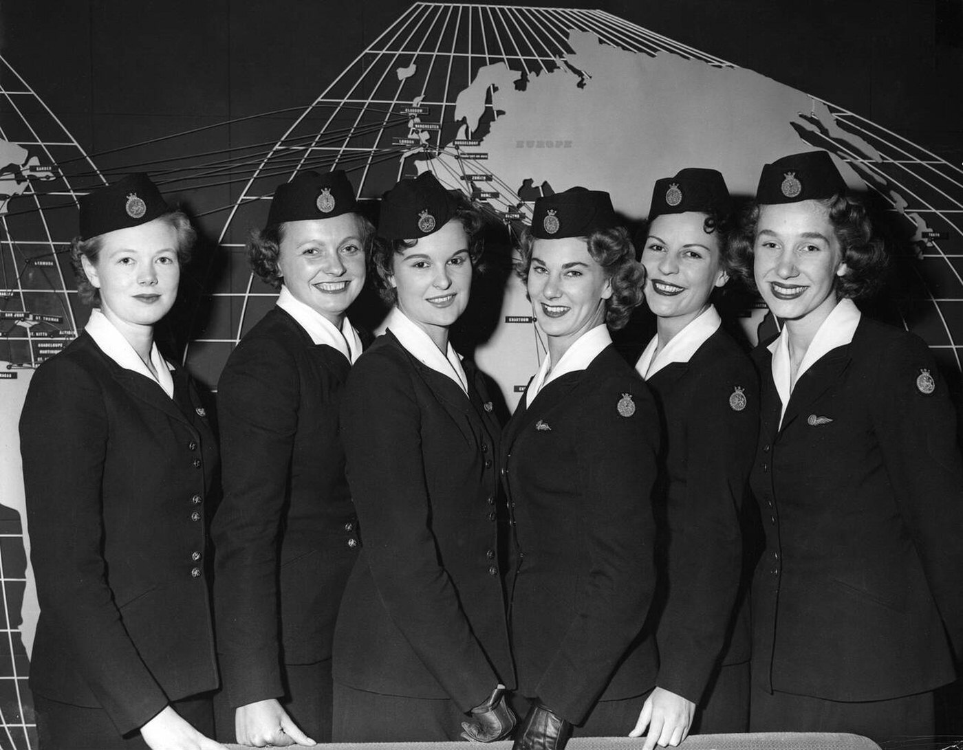 These Boac Girls Will Be Competing For The Miss Spirit Of St Louis Title, 1957.