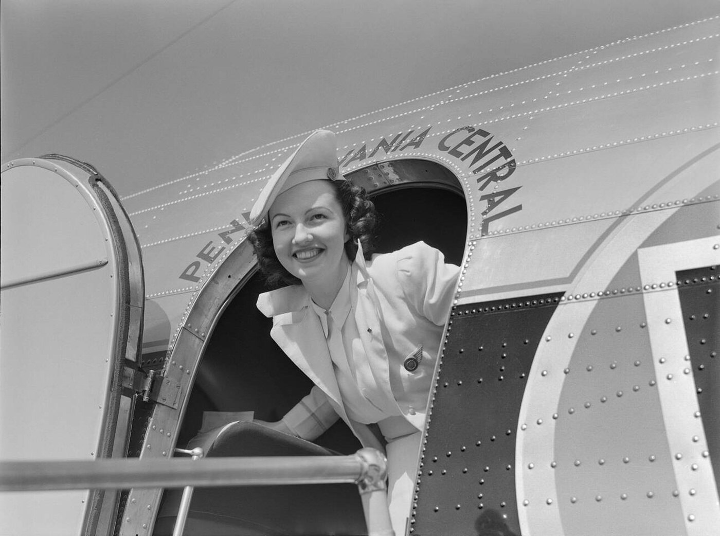 Airline Hostess, Municipal Airport, Washington, D.c., 1941.