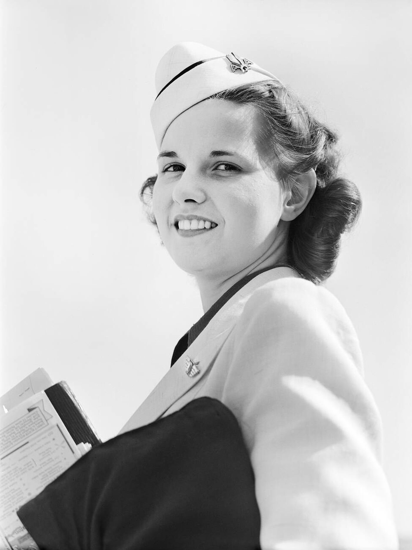 Airline Hostess, Municipal Airport, Washington, D.c., 1941.