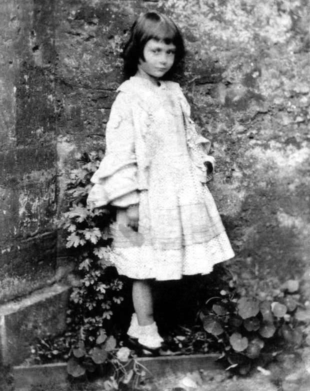 Alice Liddell Dressed In Her Best Outfit, 1858.