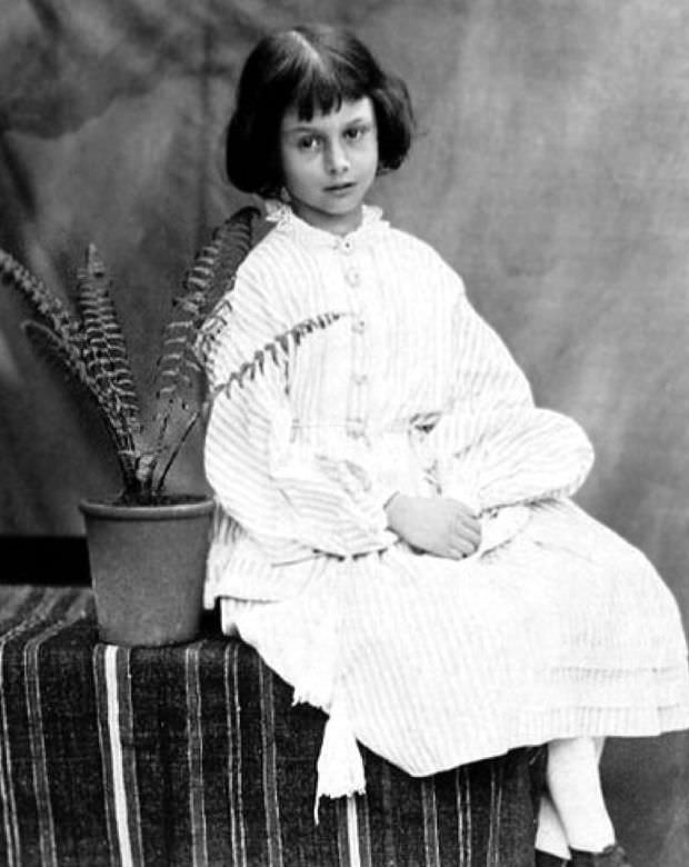 Alice Liddell, Aged 7, 1860.