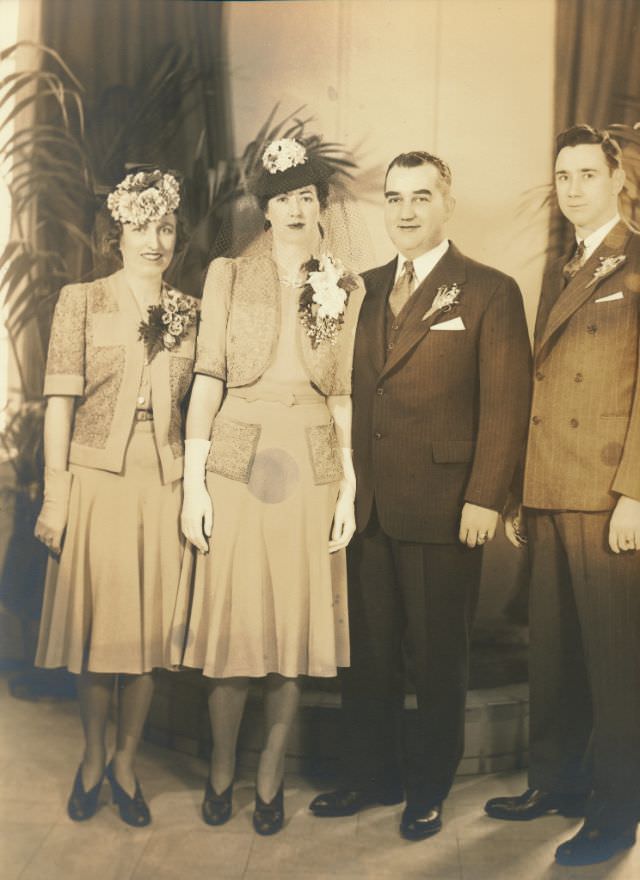 What Bridesmaids Wore In The 1940S: Vintage Wedding Photos And True Styles